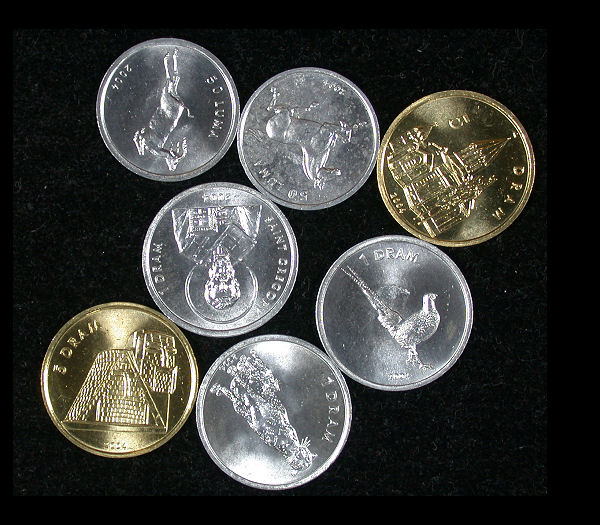 Nagorno Karabakh Set of 7 Coins